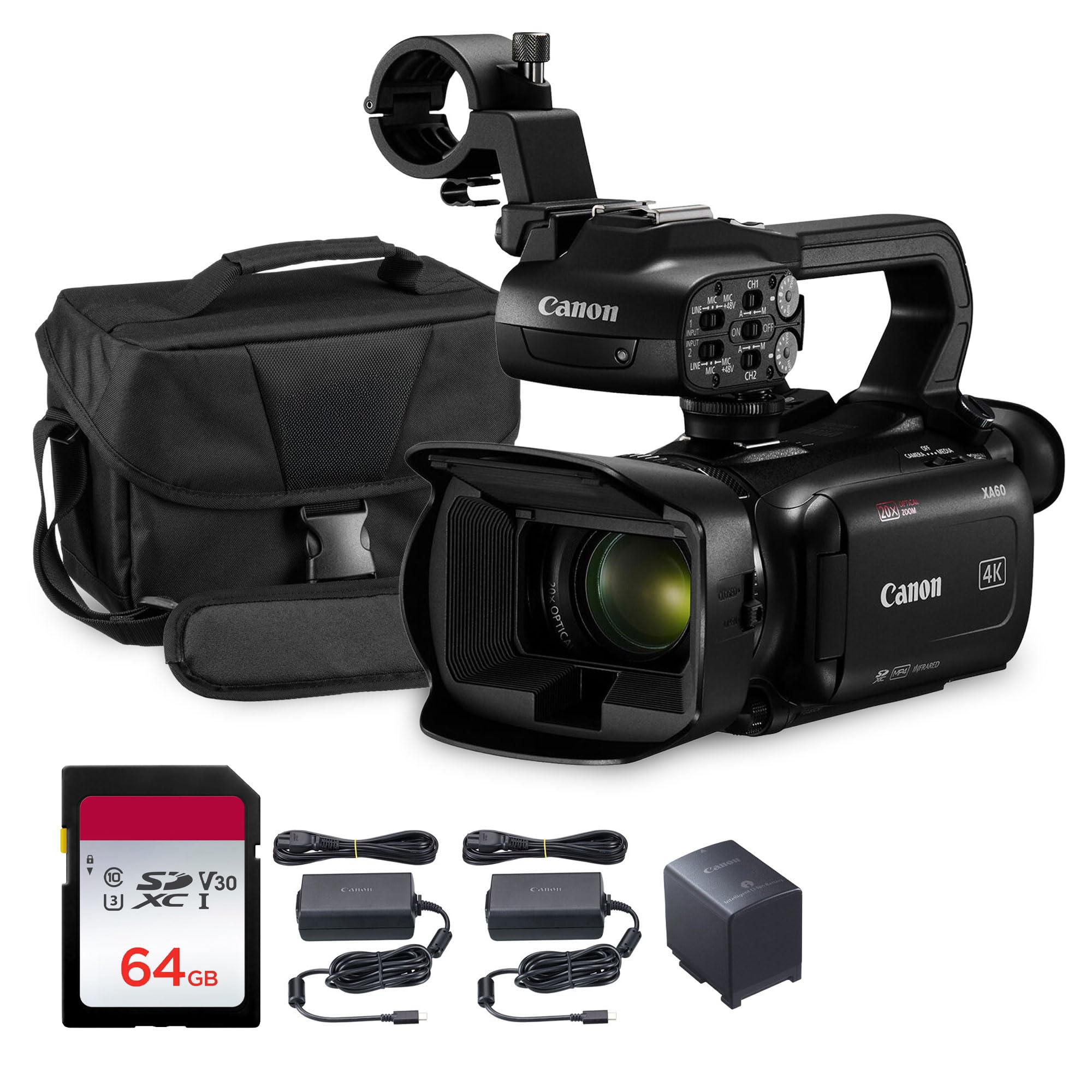 Amazon.com : Canon XA60 Professional 4K UHD Camcorder with 20x