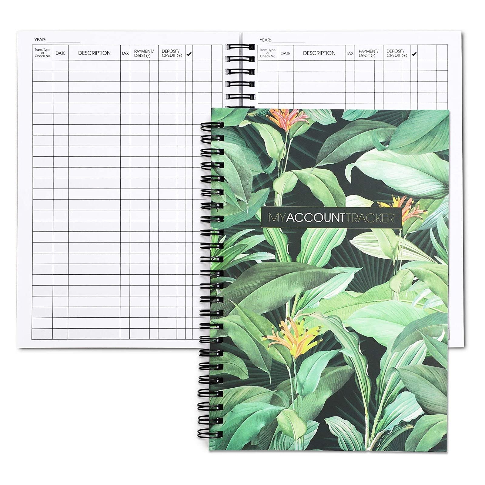 Amazon.com : 2 Pack Spending Account Tracker Notebooks, Expense Ledger  Books for Small Business Bookkeeping (100 Pages) : Office Products