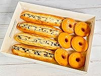 Vista 9 de Paquete de 15 cajas de galletas Blyss de 13 x 9 x 3 pulgadas, bandeja resistente para servir galletas, ideal para platos de fiesta, bandeja