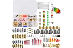 Spinner Making Kit: 228-Piece Fishing Lure DIY Accessory Set