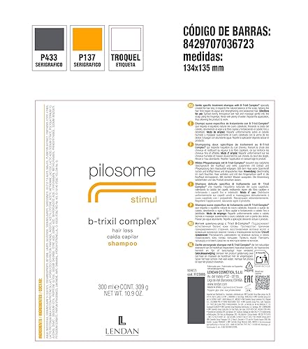 Miniatura 7 de Pilosome Stimul Champú para la caída del cabello 33.8 fl oz  33.5 OZ