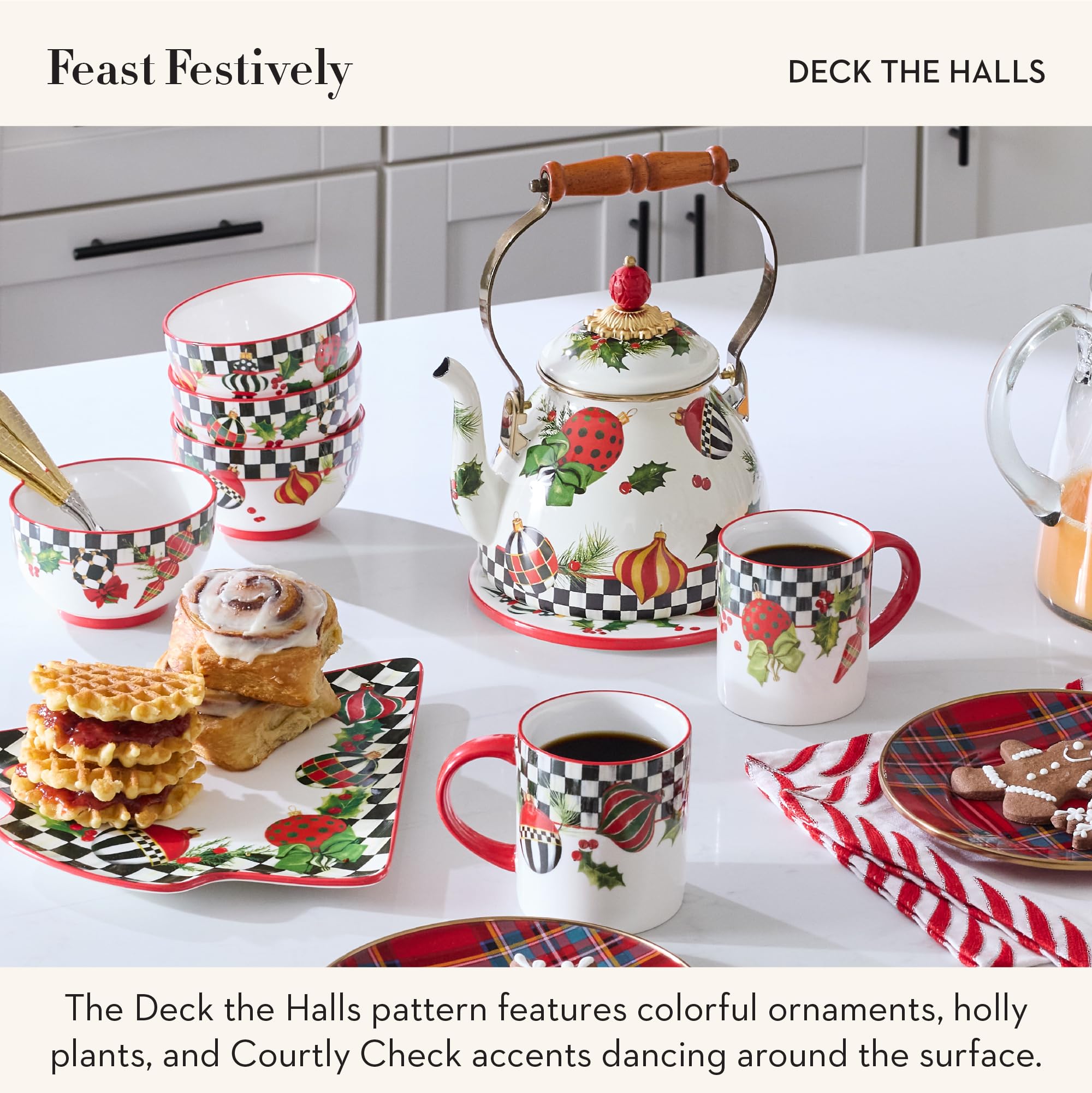 Amazon.com | MACKENZIE-CHILDS Stoneware Serving Platter