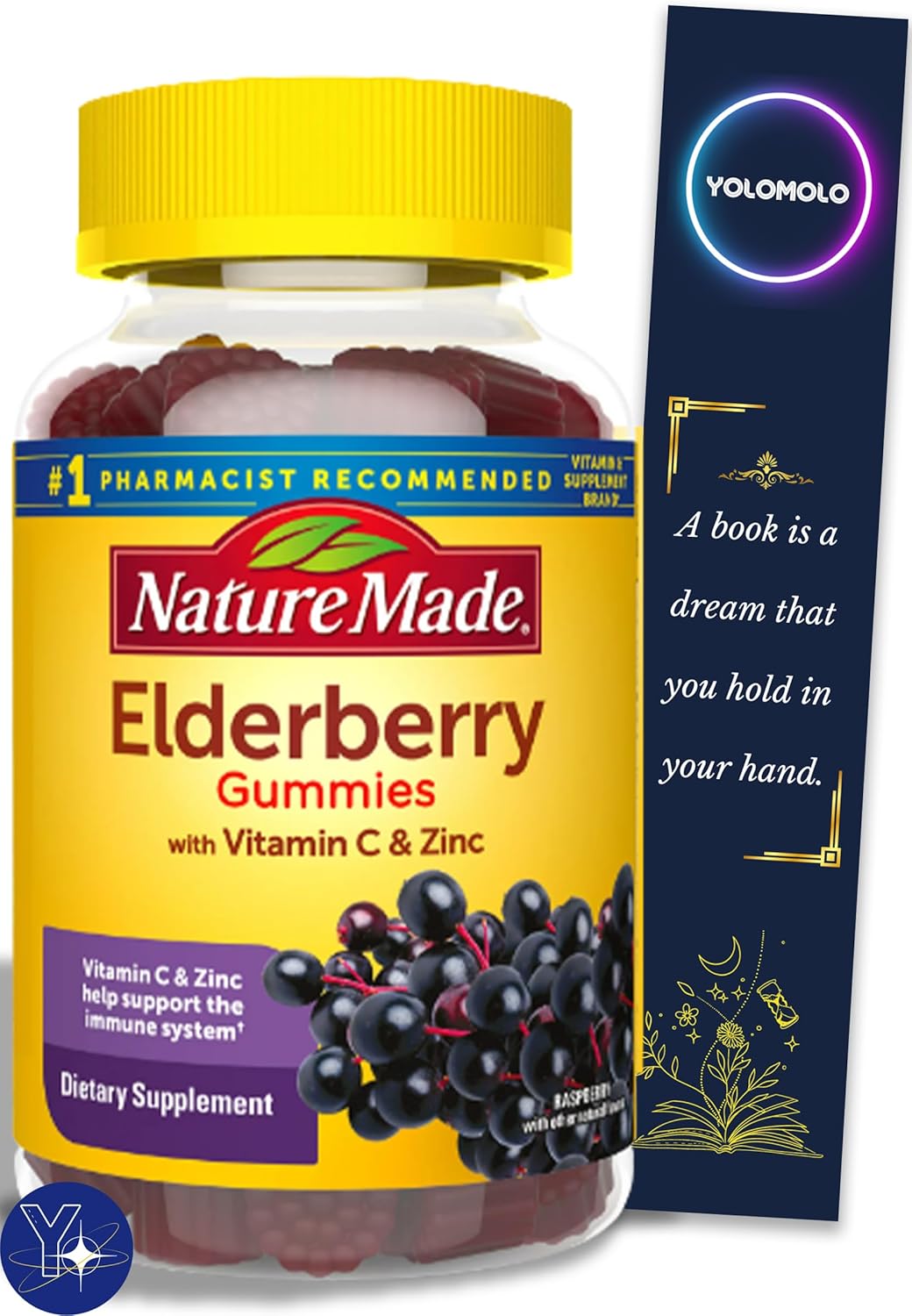 Elderberry with Vitamin C and Zinc Gummies, Nature Made