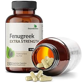 Futurebiotics Fenugreek Extra Strength Supports Overall Good Health & Well-Being, Non-GMO, 150 Vegetarian Capsules