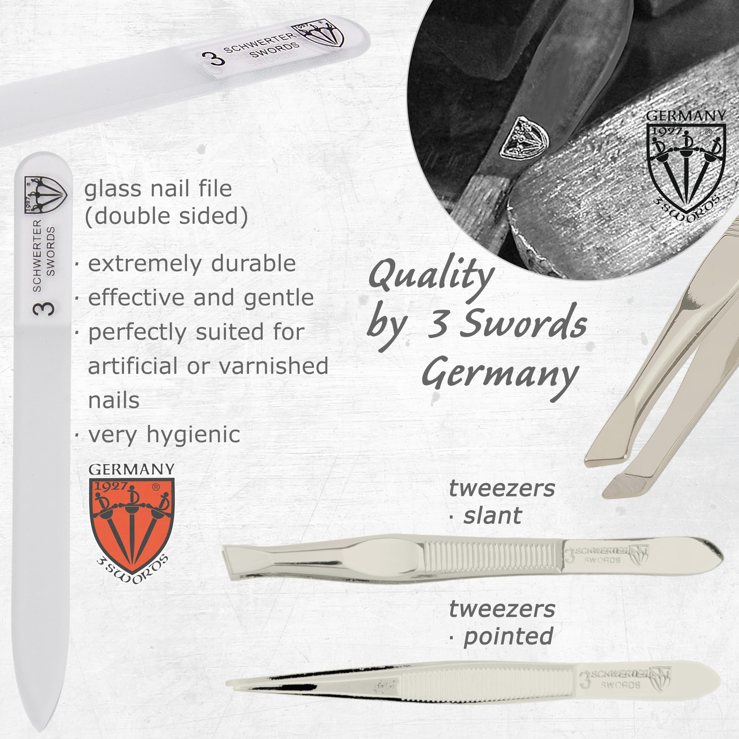 3 Swords Germany – kit de pedicura manicura (774)