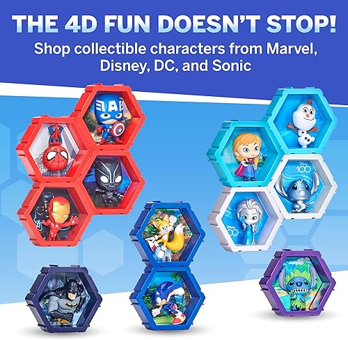 Miniatura 8 de WOW! PODS 4D Disney Frozen Anna - Figura de juguete única conectable y coleccionable, exhibición de paredestante, rellenos de cesta de Pascua,