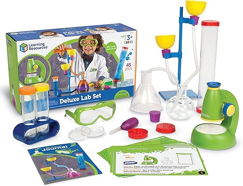 Miniatura 1 de Learning Resources Set de laboratorio de lujo de ciencia de primaria 45 piezas