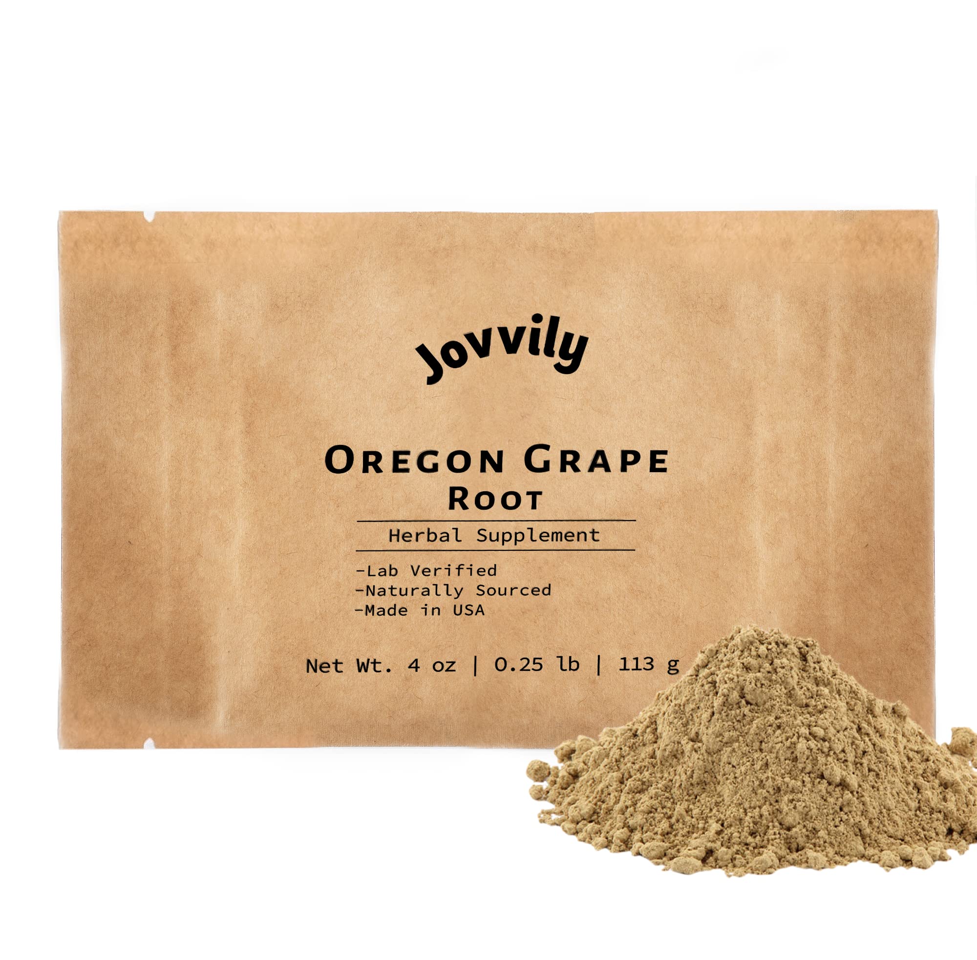 Oregon Grape Root Powder - 4 oz - Single Ingredient, Herbal Supplement
