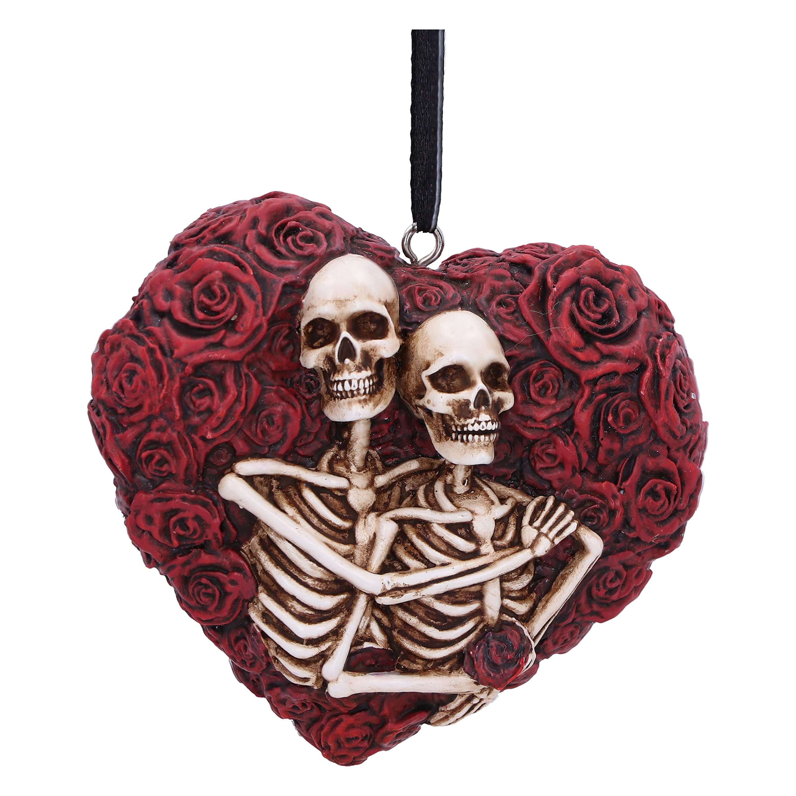 Nemesis Now Love Everlasting Hanging Ornament 7.8cm, Resin, Love Everlasting Hanging Ornament, Cast in the Finest Resin