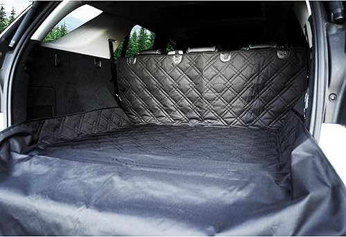 Vista 36 de Bulldogology - Cubierta de asiento para perros, revestimiento de primera calidad, resistente durabilidad, impermeable, respaldo antideslizante, Negro
