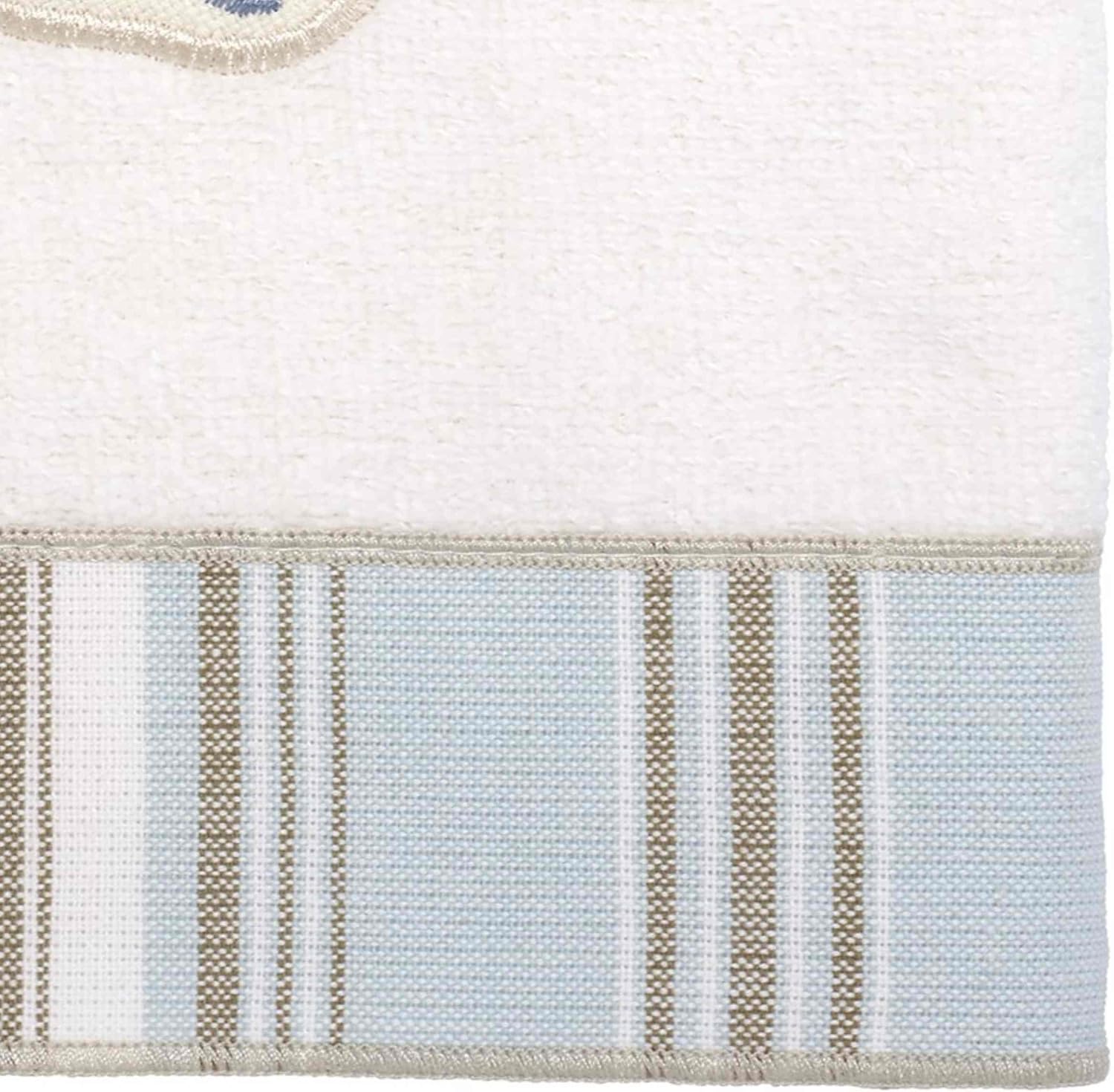 Avanti Linens - Hand Towel, Soft & Absorbent Cotton Towel, Coastal Inspired Bathroom Decor (By the Sea Collection, White) - Image 2