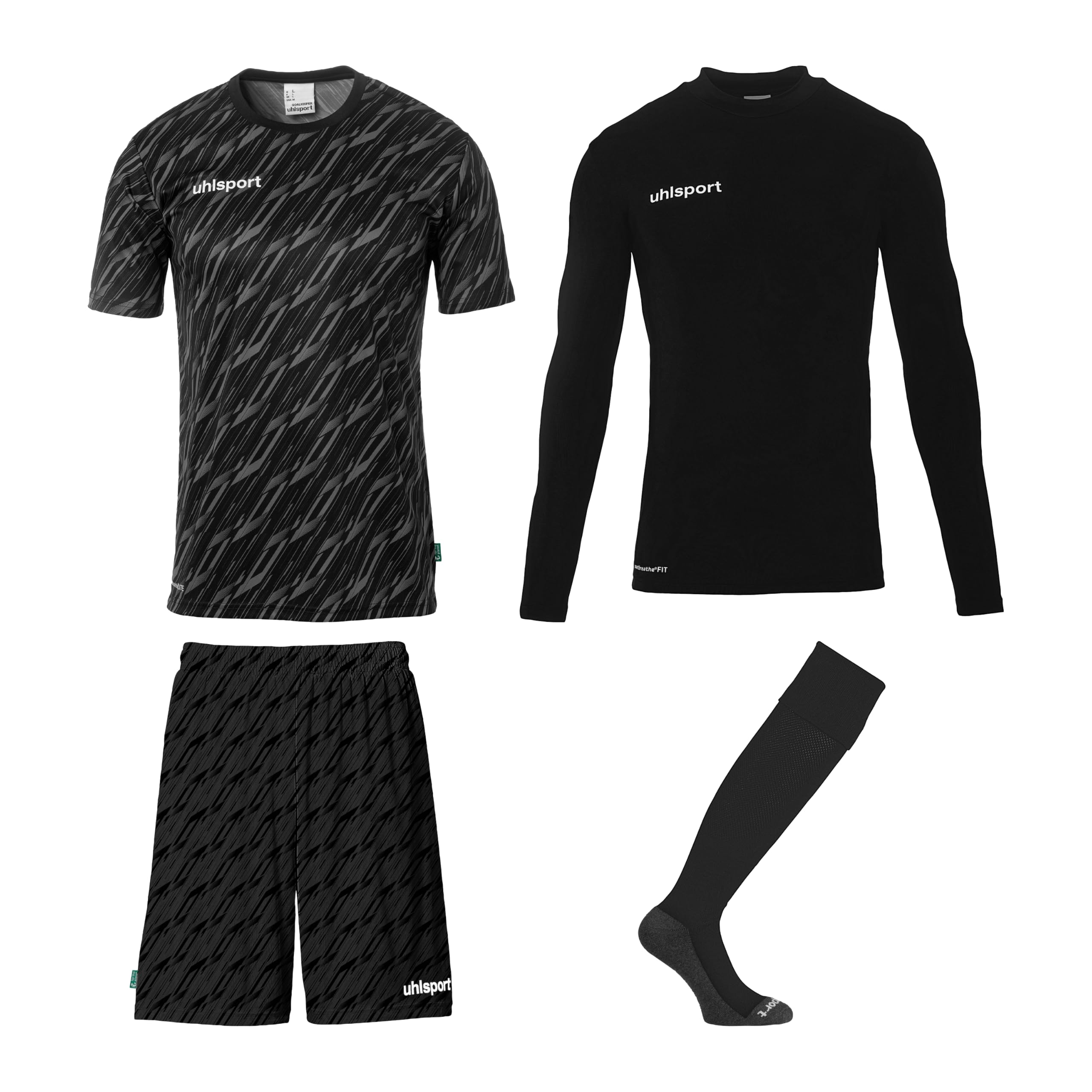 uhlsport Progressive Set Maglia Portiere Maglia Uomo (Pacco da 4)