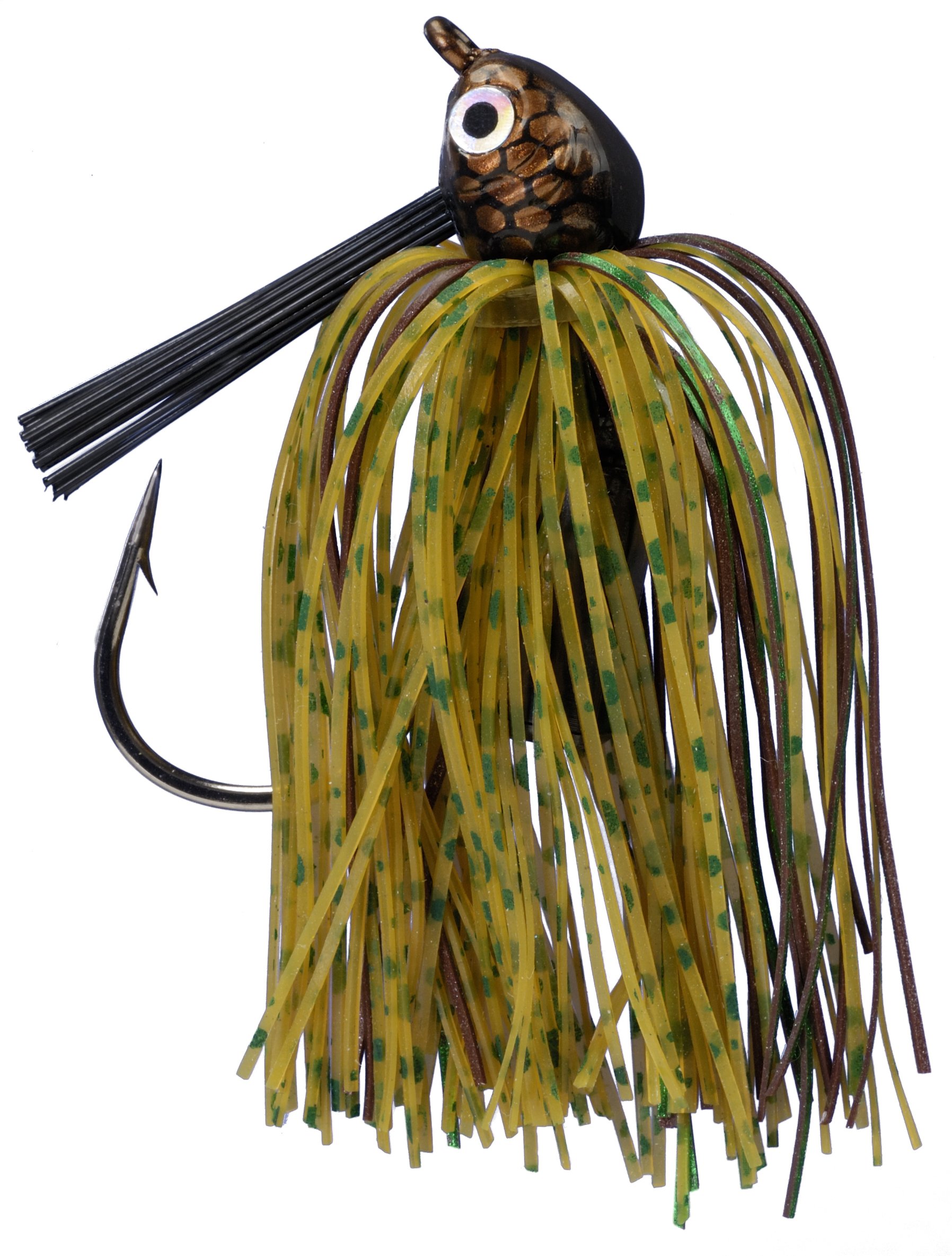 Strike KingDenny Brauer's Premier Pro-Model Jig Bait (Pumpkin Green, 0.75-Ounce)
