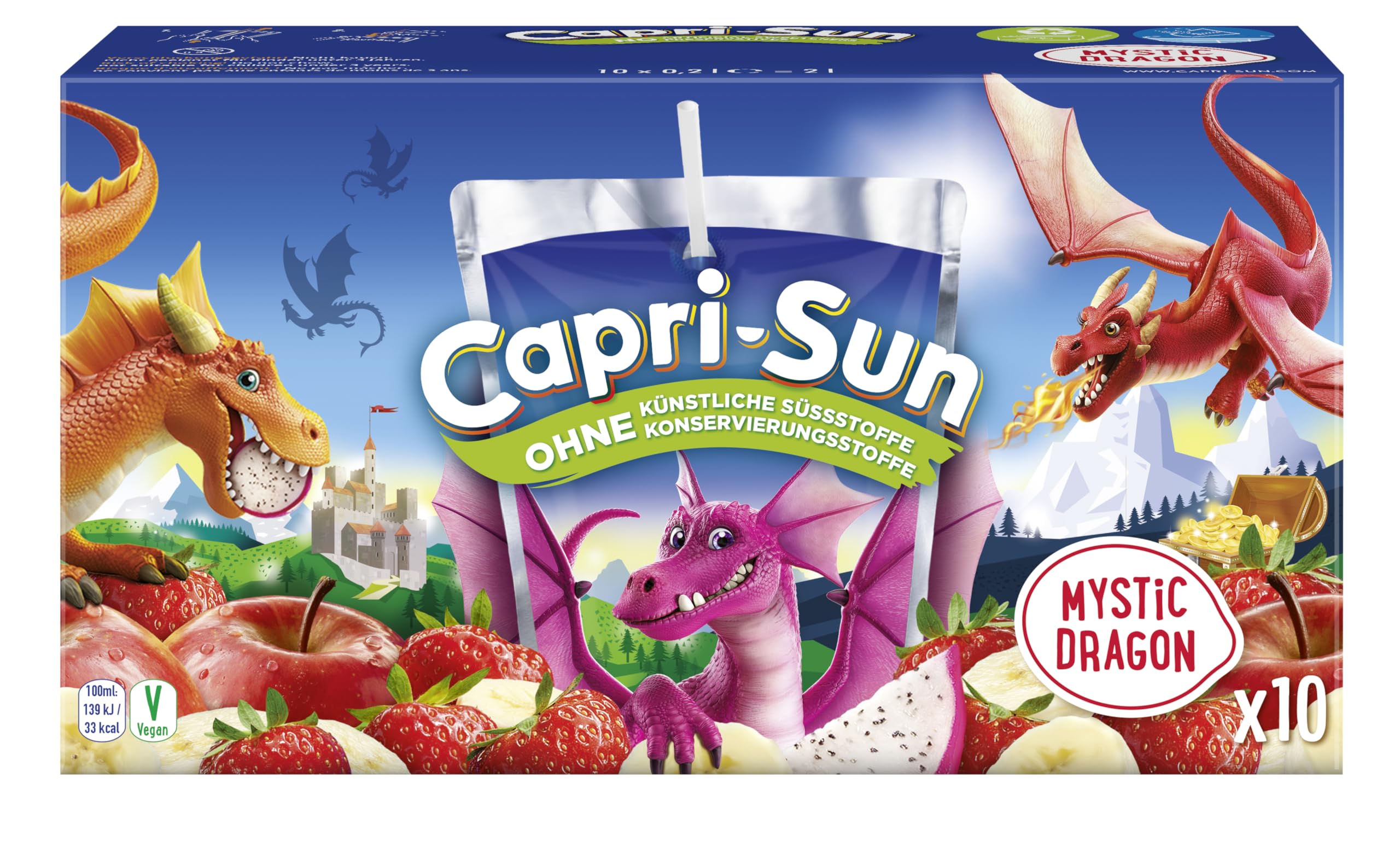 Capri-Sun Drachenfrucht 40 x 200ml Beutel