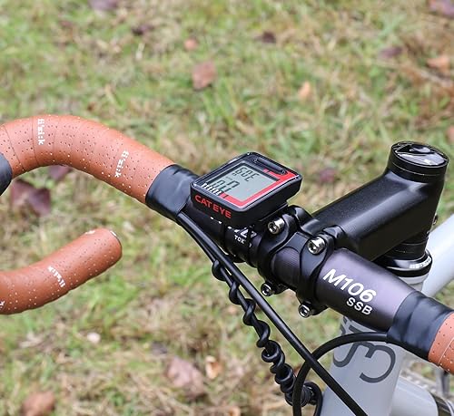 Miniatura 20 de CATEYE Computadora de bicicleta con cable - Velocímetro y odómetro de nivel básico, perfecto para ciclistas principiantes, arranque y parada