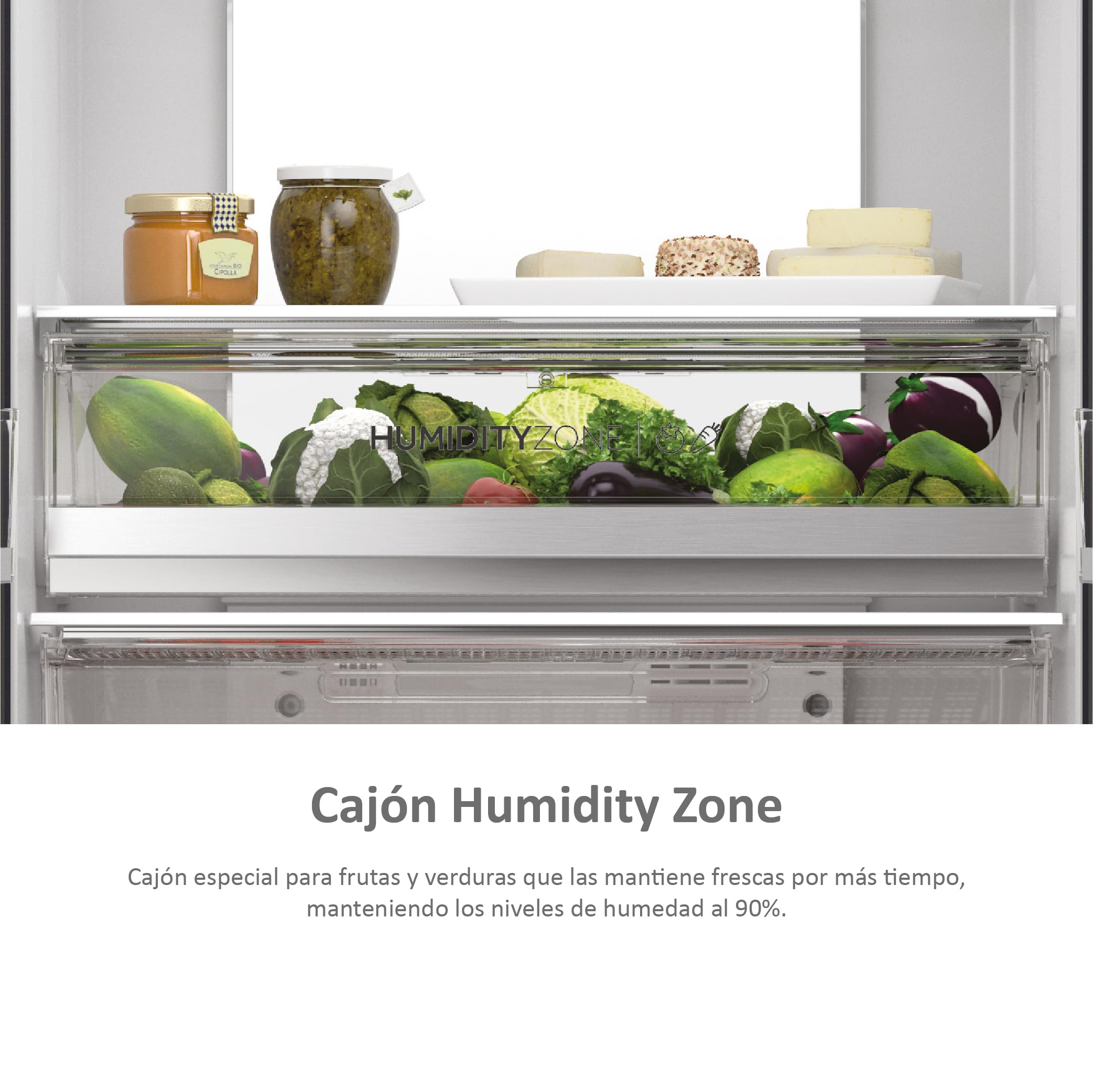 Haier FD 70 Series 7 HFW7720ENMB - Frigorífico Puerta Francesa, Cajones Direct Access, Conexión WIFI, Motor Inverter, My Zone, Cajón Humidity Zone, Total No Frost, Ancho 70cm, Alto 2m, 479L, Negro
