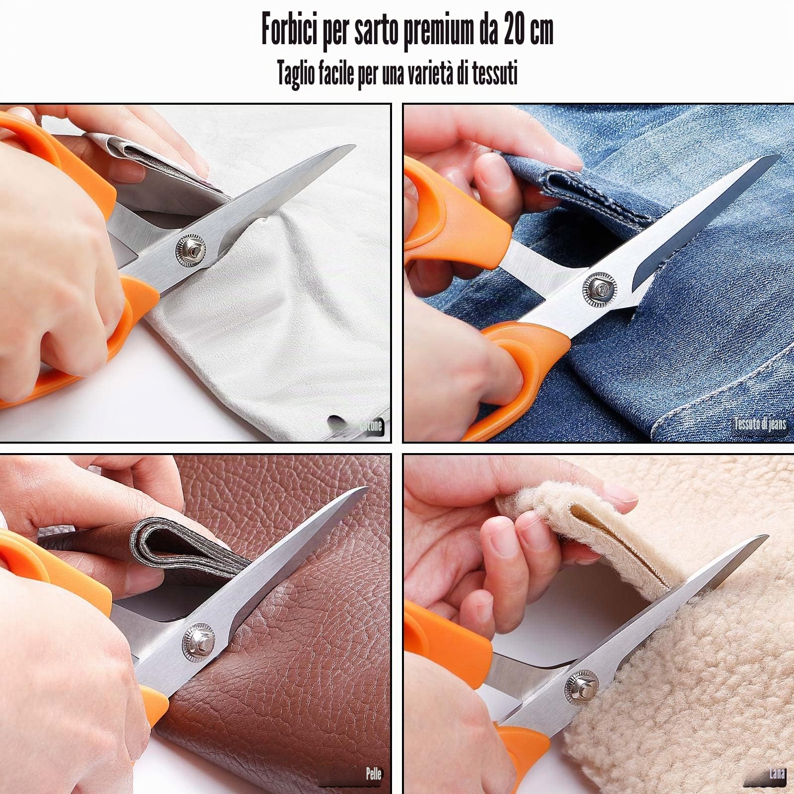 MARQUEEN Grande kit da cucito professionale, 200 accessori da cucito di alta qualità, con forbici da sarta, 41 bobine di filato XL e 30 aghi, adatto per viaggiatori, adulti, bambini