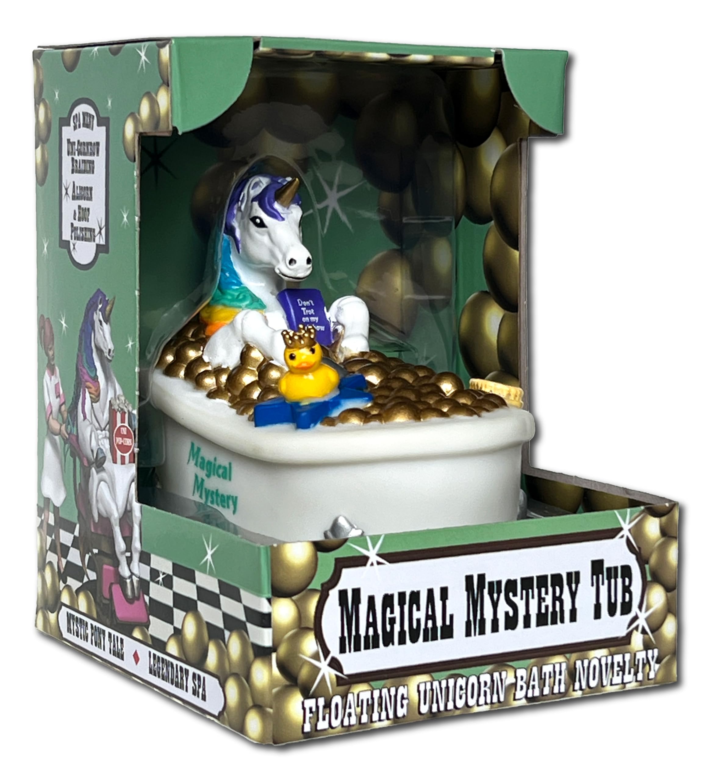 CelebriDucks - Magical Mystery Tub - Tubs Gone Wild Floating Bath Novelty - Collectible Bath Toy Gift for Kids & Adults of All Ages