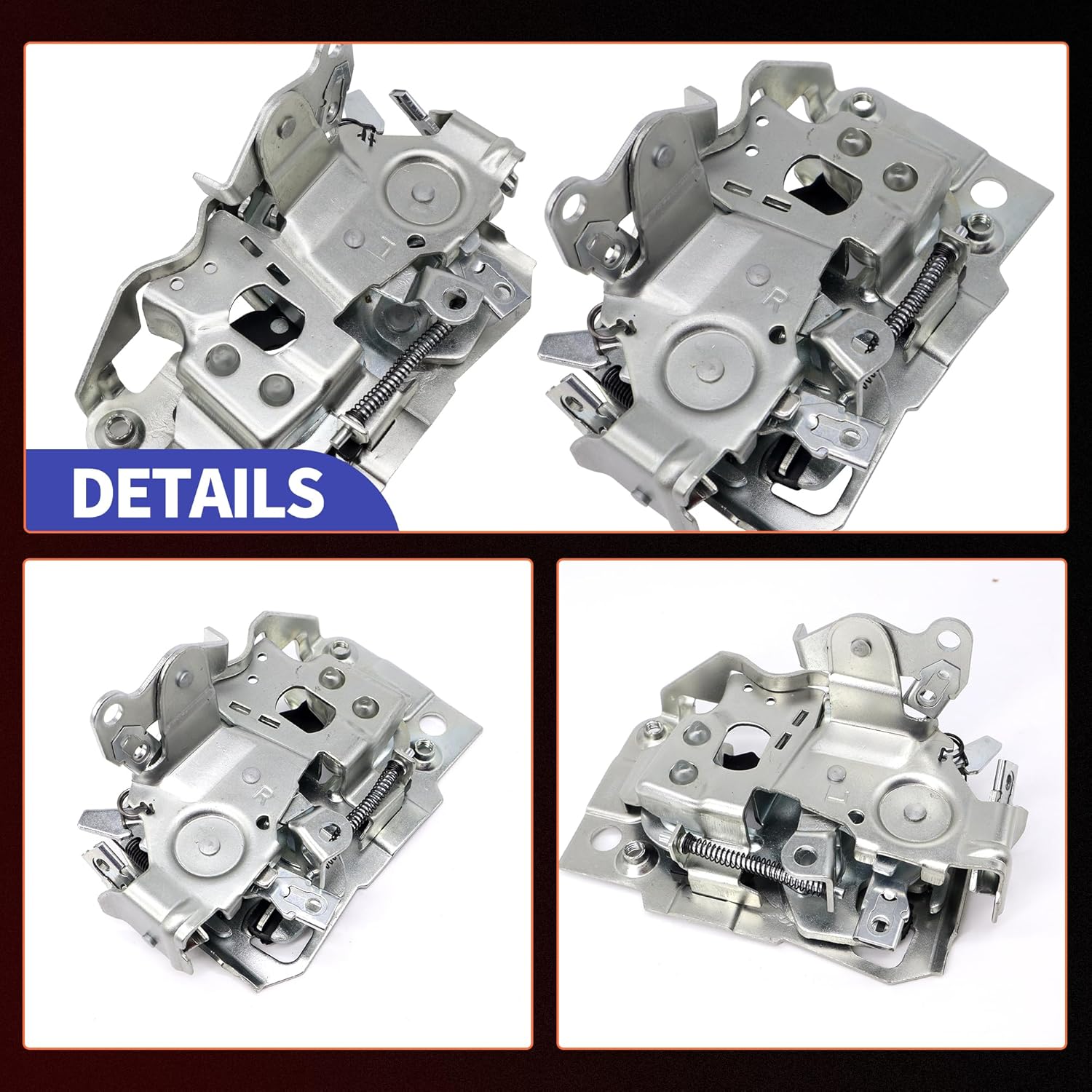HiSport Front Left Right Side Door Latch Assembly Replacement for Chevrolet GMC Truck Astro Blazer Kodiak LLV Medium Duty C1500 C2500 C3500 K1500 K2500 K3500 Replaces 16631626 16631627 940-103 940-102