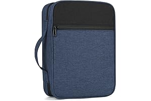 Durable Zippered Bible Cover with Functional Handle