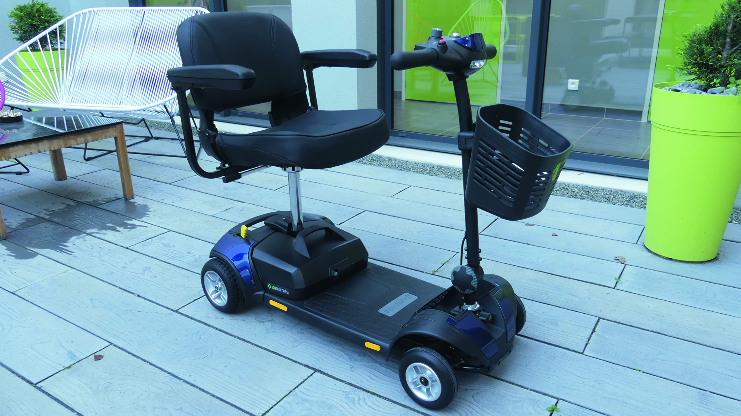 Identités Scooter Traveler - Ayuda para mobilidad, color azul