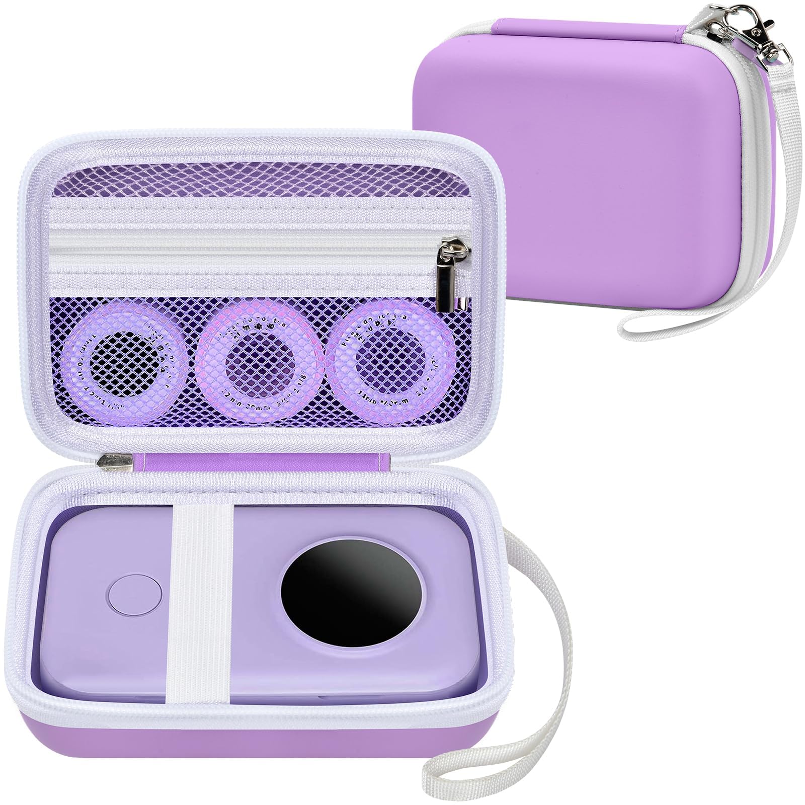 PAIYULE Hard EVA Case for Phomemo D30/D35 for Nelko P21 Label Maker