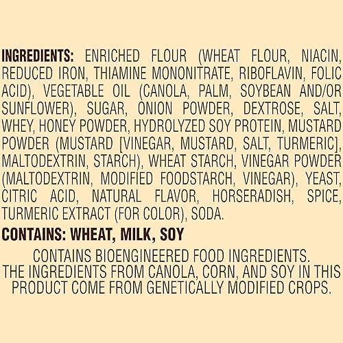 Miniatura 3 de Snyders of Hanover Piezas de pretzel mostaza y cebolla tamaño de fiesta 18 onzas