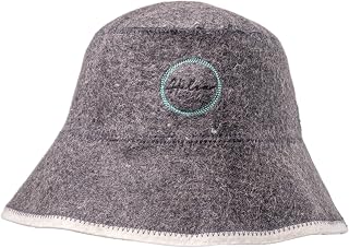 Halsa Natural Wool Sauna Hat for Men & Women - Insulating Cap Protects Hair & Head in Sauna, Banya, Steam Room - One Size Fits Most, Handmade