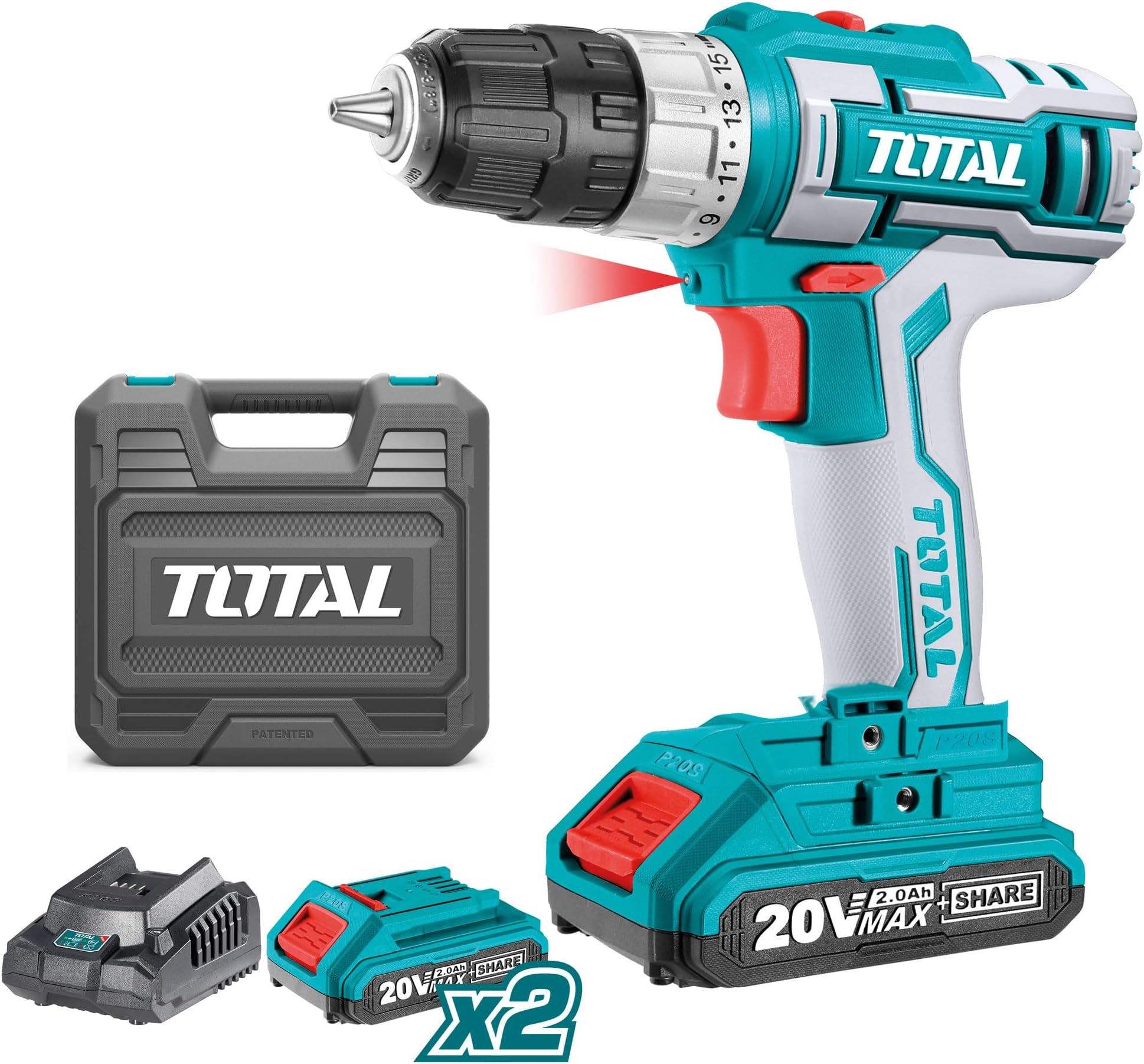 tdli200215 lithium- ion cordless drill with high performance - multi colour