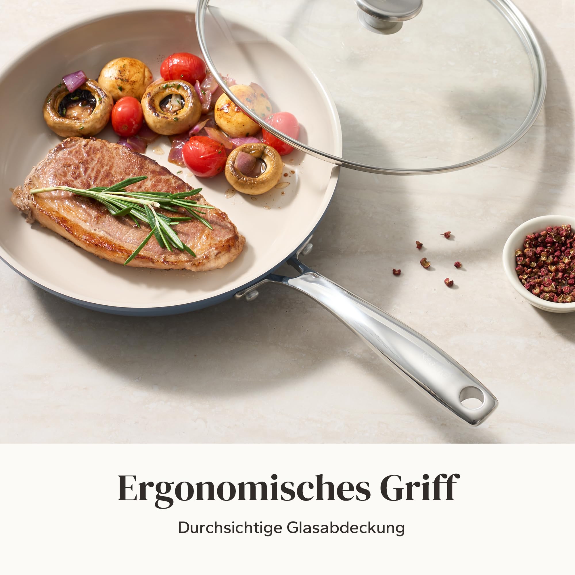 Redchef 5-delige keraische kookgerei-set, inclusief 20 c
