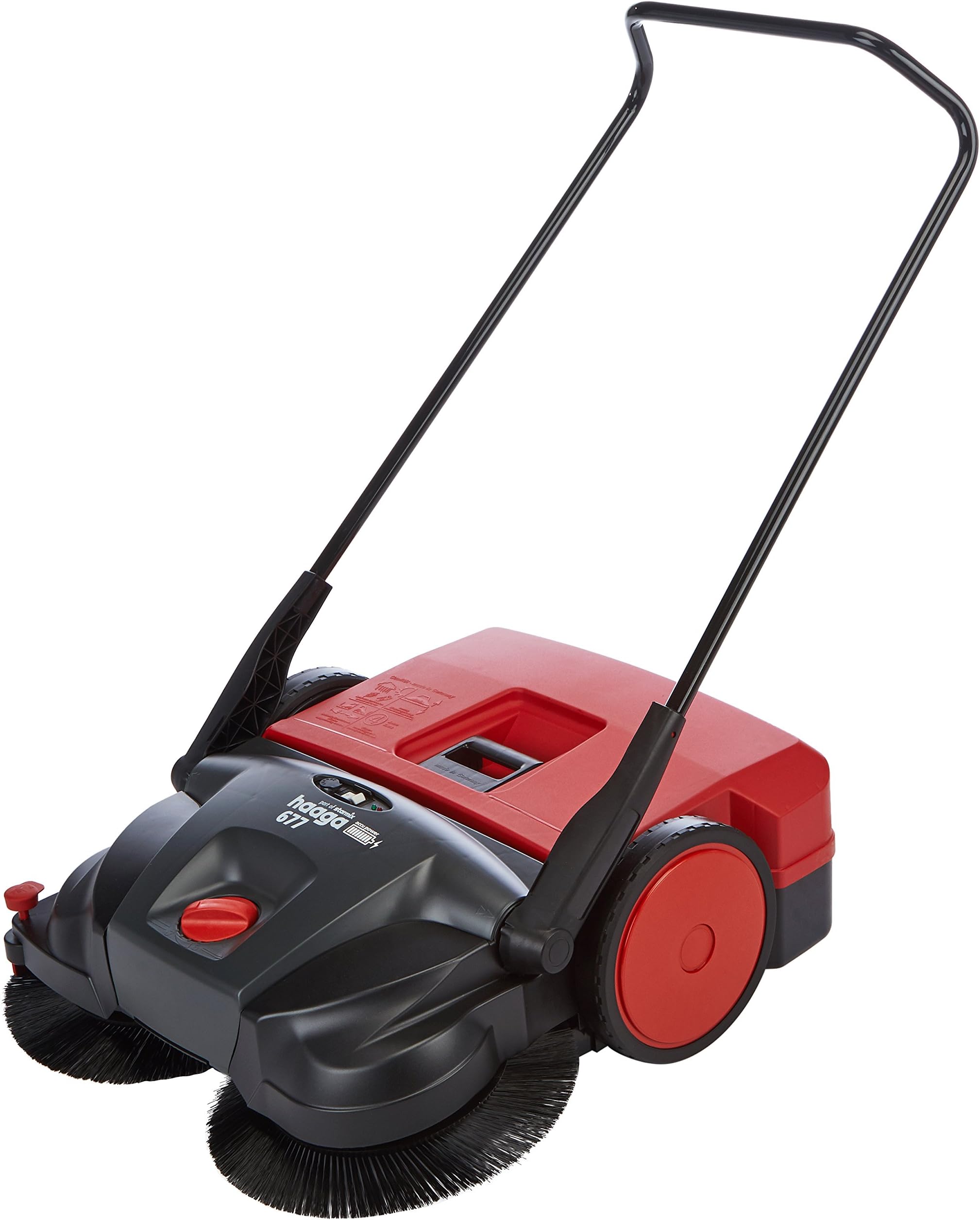 Ryobi R18SW3 Akku-Kehrmaschine 18V – 53 Cm Kehrbreite, 17 L Behälter, Inkl. 2 Ersatzbürsten RAKDSB02