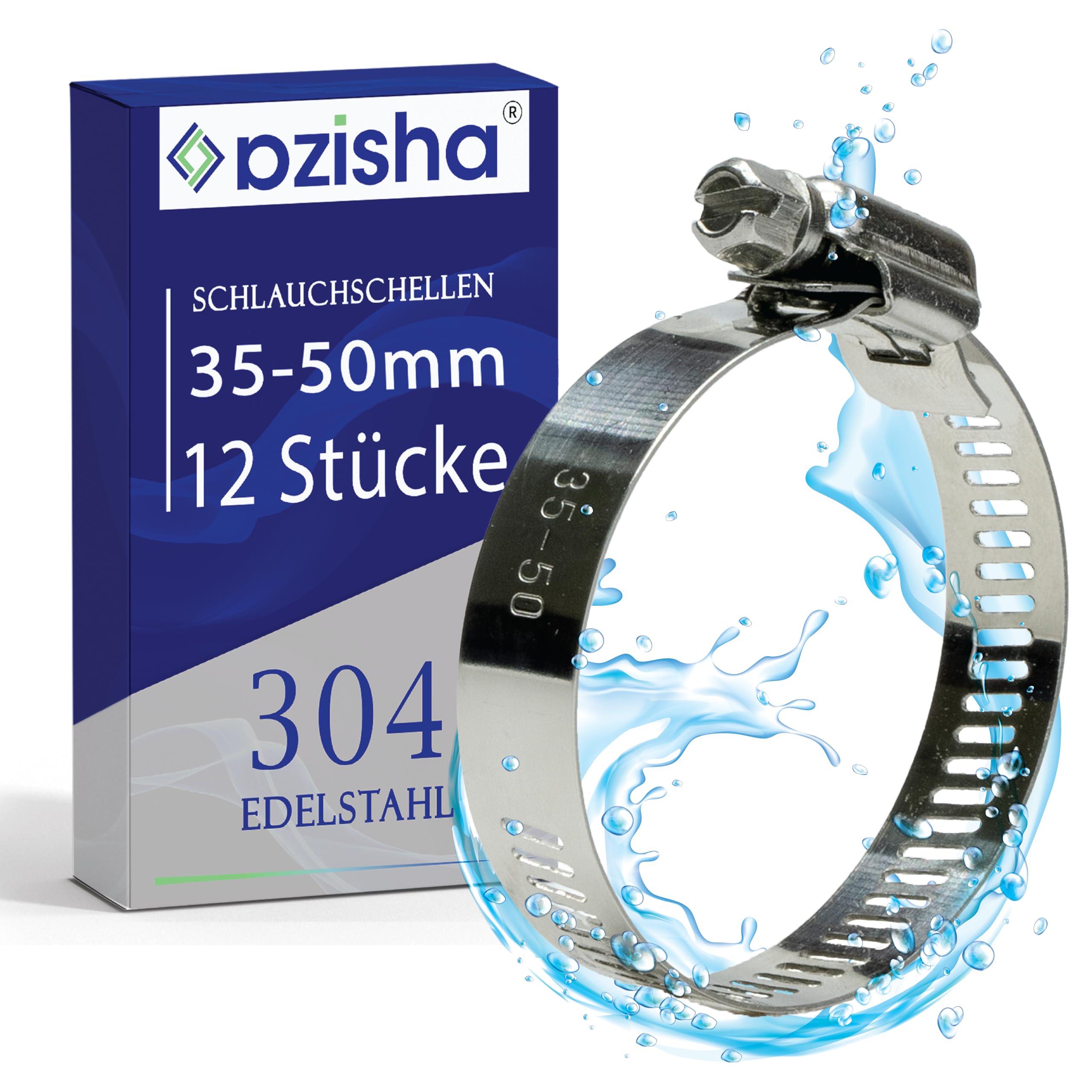 Lot De 10 Colliers De Serrage De 25 à 40 Mm Avec écrou Papillon En