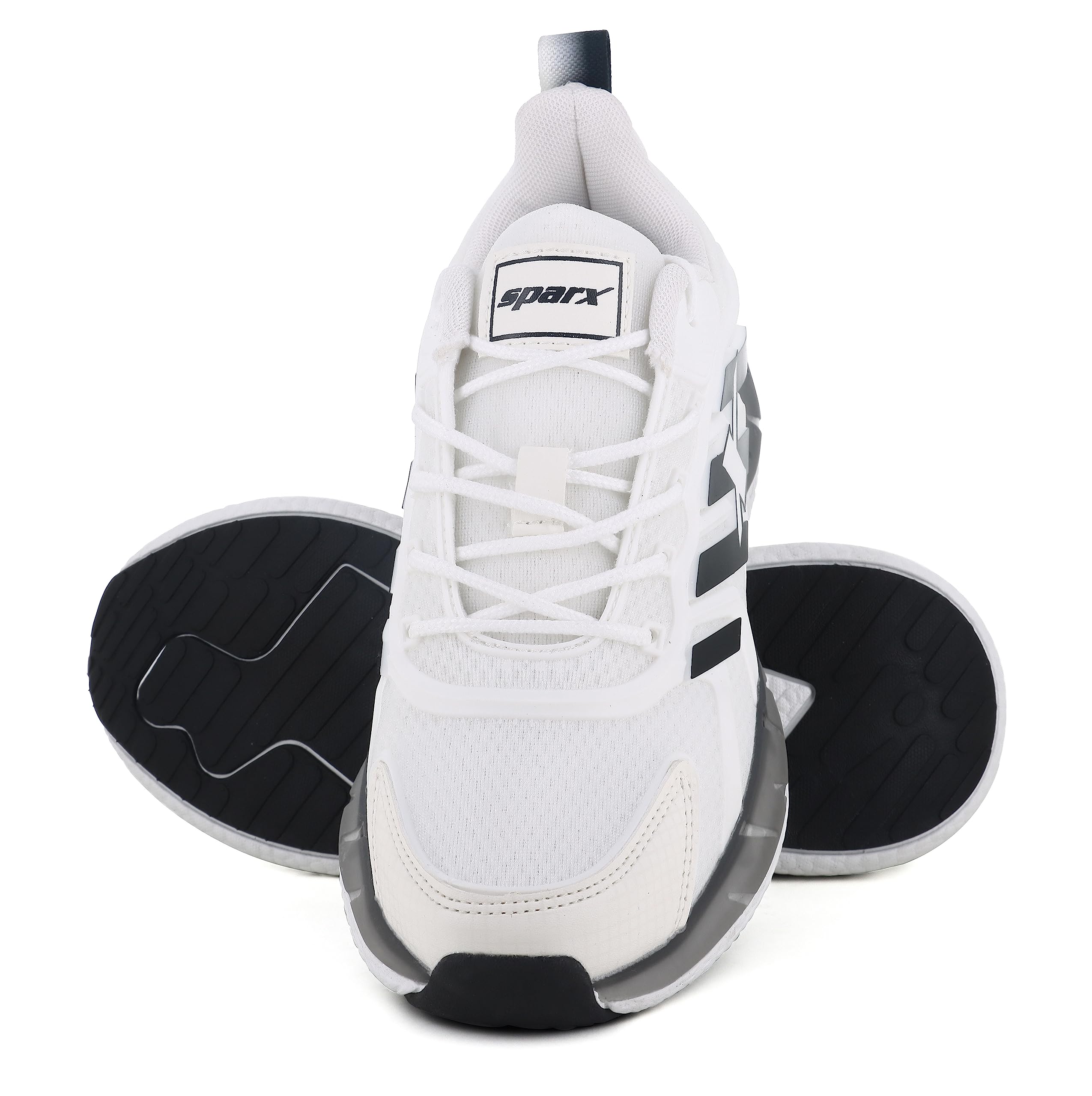 SPARX Men's Shoes, White Black, 8UK,SX0801GWHBK0008 4