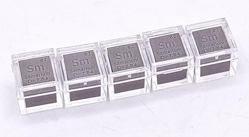 Miniatura 109 de Cubo de metal cobalto de 0.39 pulgadas (0.394 in) hasta un 99.9% puro elemento de tabla periódica de densidad grabada, colección de bloques