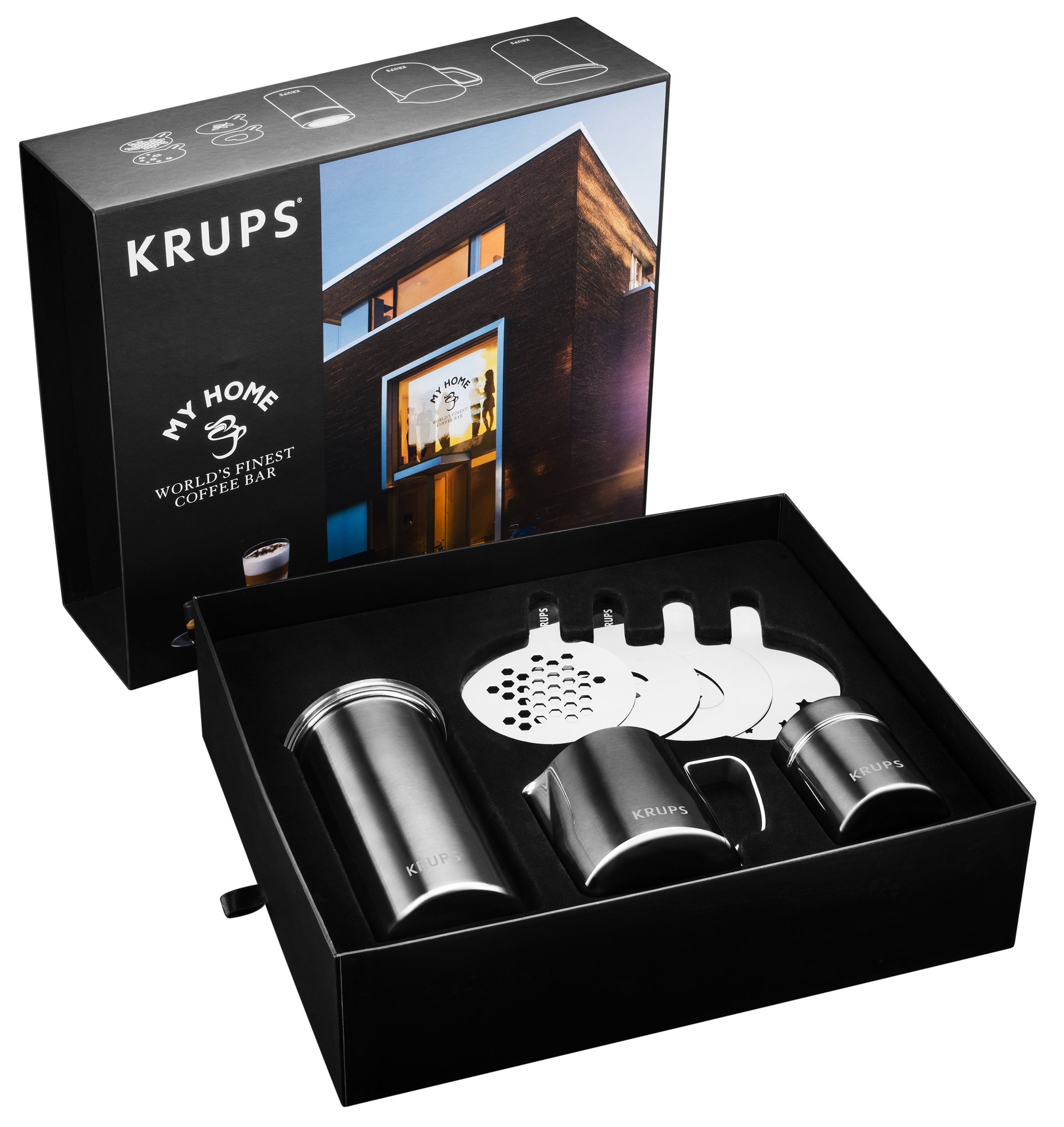 Krups XS8020 - Accesorios para cafetera, acero inoxidable, plateado