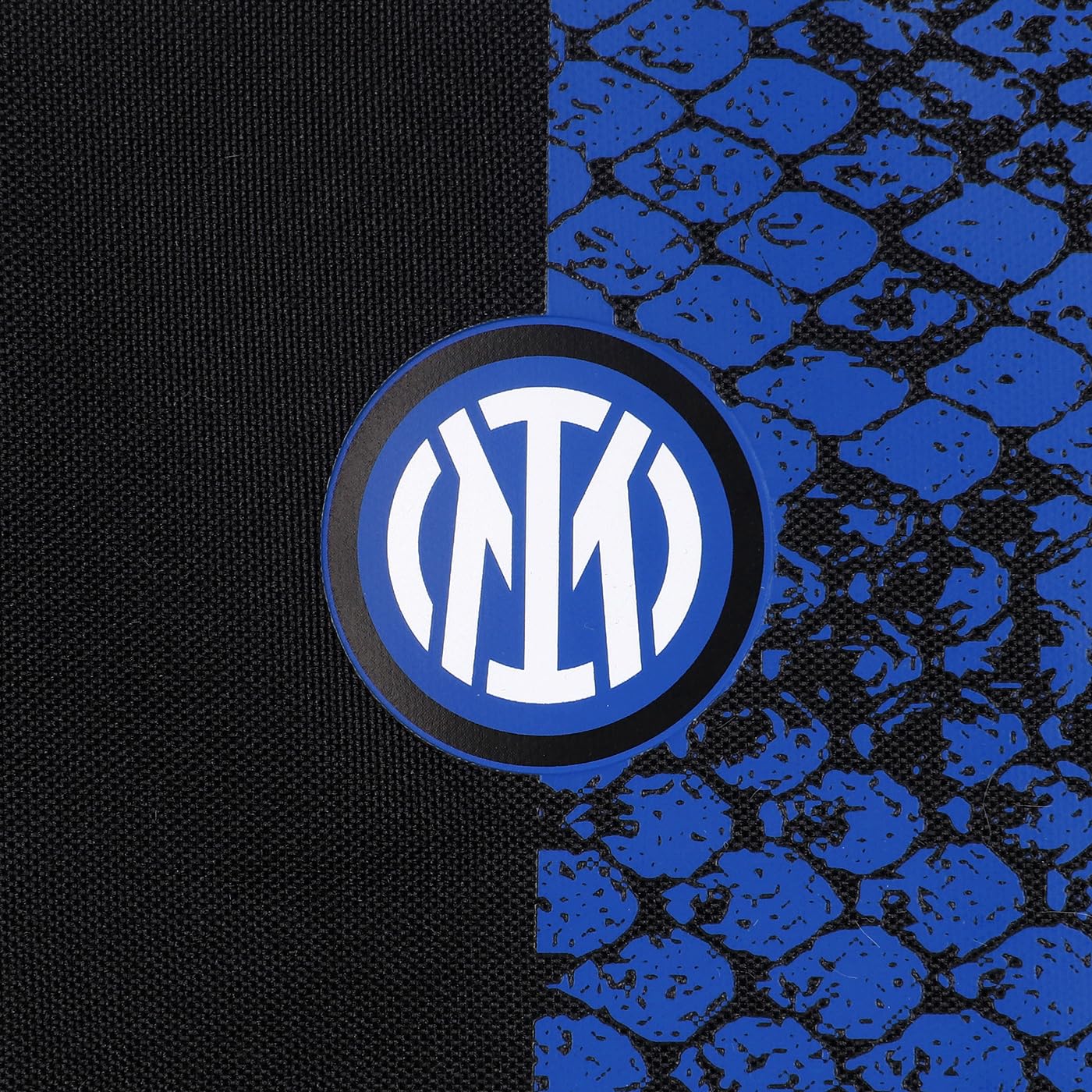 Inter - Borsa Da Spiaggia in Tela con pattern Biscione 55x34 cm, Borsa Estiva in Tela, Borsa Da da Viaggio, per Tutti i Tifosi Interisti - Prodotto Ufficiale Inter