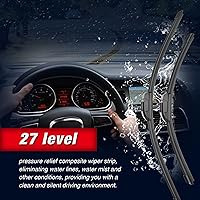 Vista 79 de 28"+20" Limpiaparabrisas frontales para Toyota Sienna 2020 2019 2018 2017 2016 2015 2014 2013 2012 2011 2010 (Juego de 2) Adaptador de gancho J/U