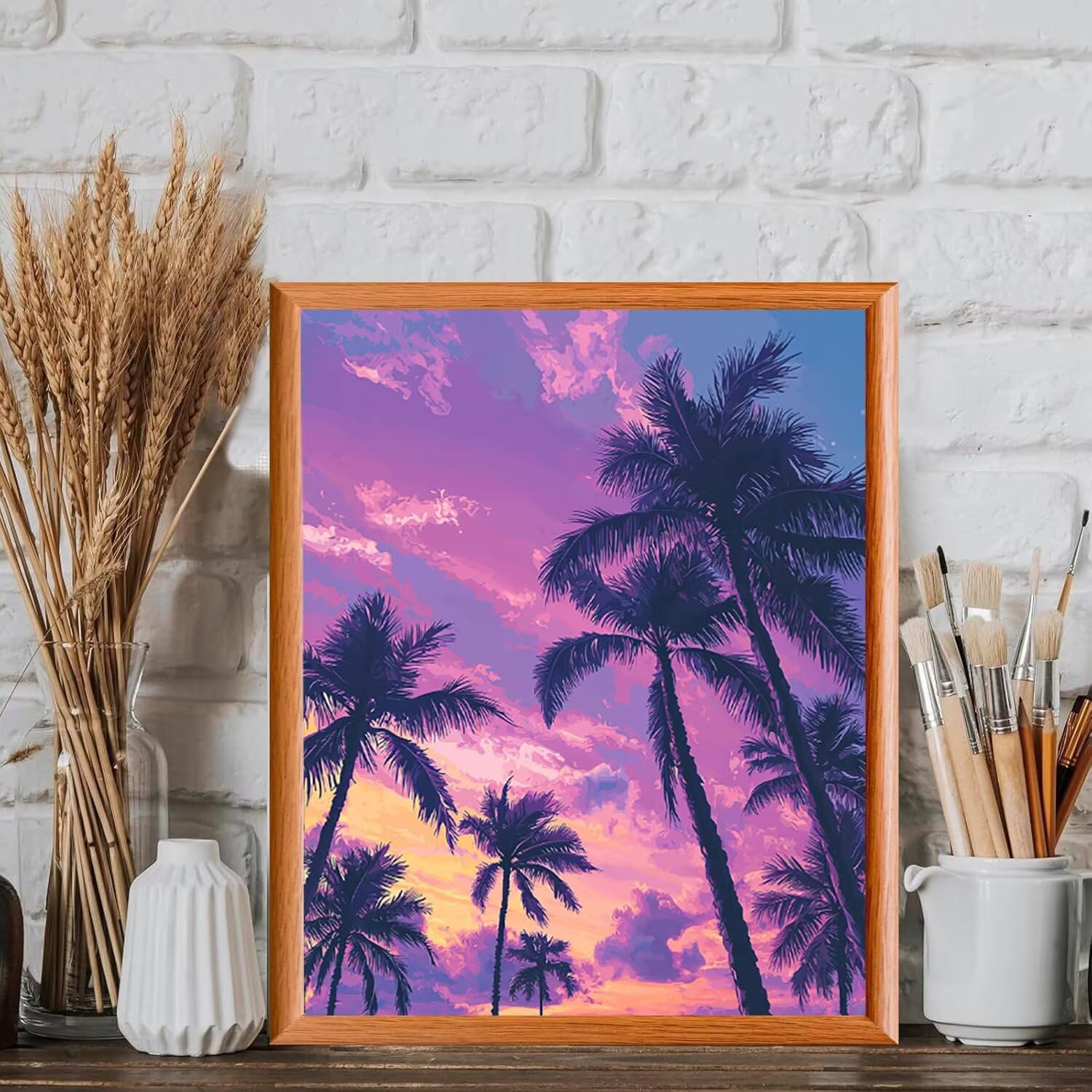 WEISHIWE Dipingere con i Numeri Adulti Cocco, 80x100cm s-1044