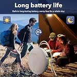Monster Bluetooth Speaker, IPX8 Shower Speaker Waterproof, Bluetooth 5.4 with Loud HD Sound and Robust Bass, Extra Long Playtime Punchy, for Home, Beaches Portable Wireless Outdoor Speakers