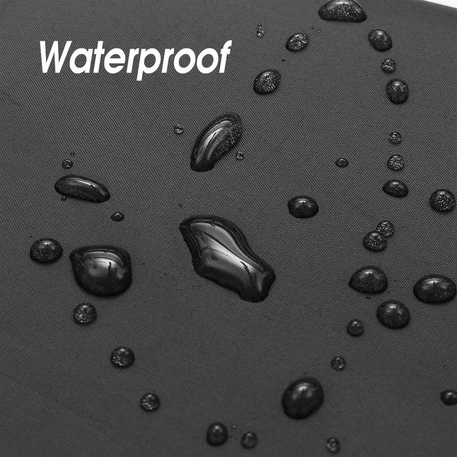 Copertura for Altalena da Giardino, Parasole, Impermeabile e Antipolvere, in Tessuto Oxford, Nero, 2 Misure per Giardino(Black 200x180x140cm)