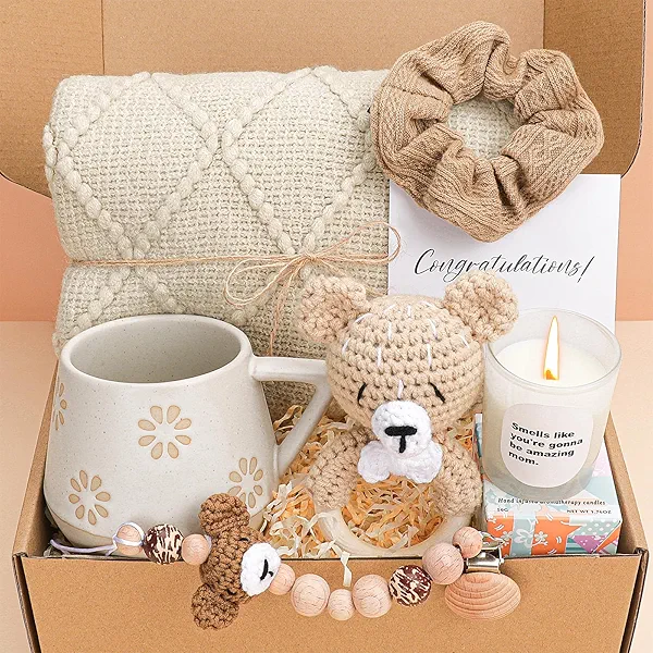 Elysirise New Mom Gifts,Gifts for New Mom,New Mom Gifts for Women,Baby Shower Gifts,Baby Boy Gifts,Pregnancy Gifts,Postpartum Gifts for Mom,New Mom Gift Basket After Birth,Gender Reveal Gifts