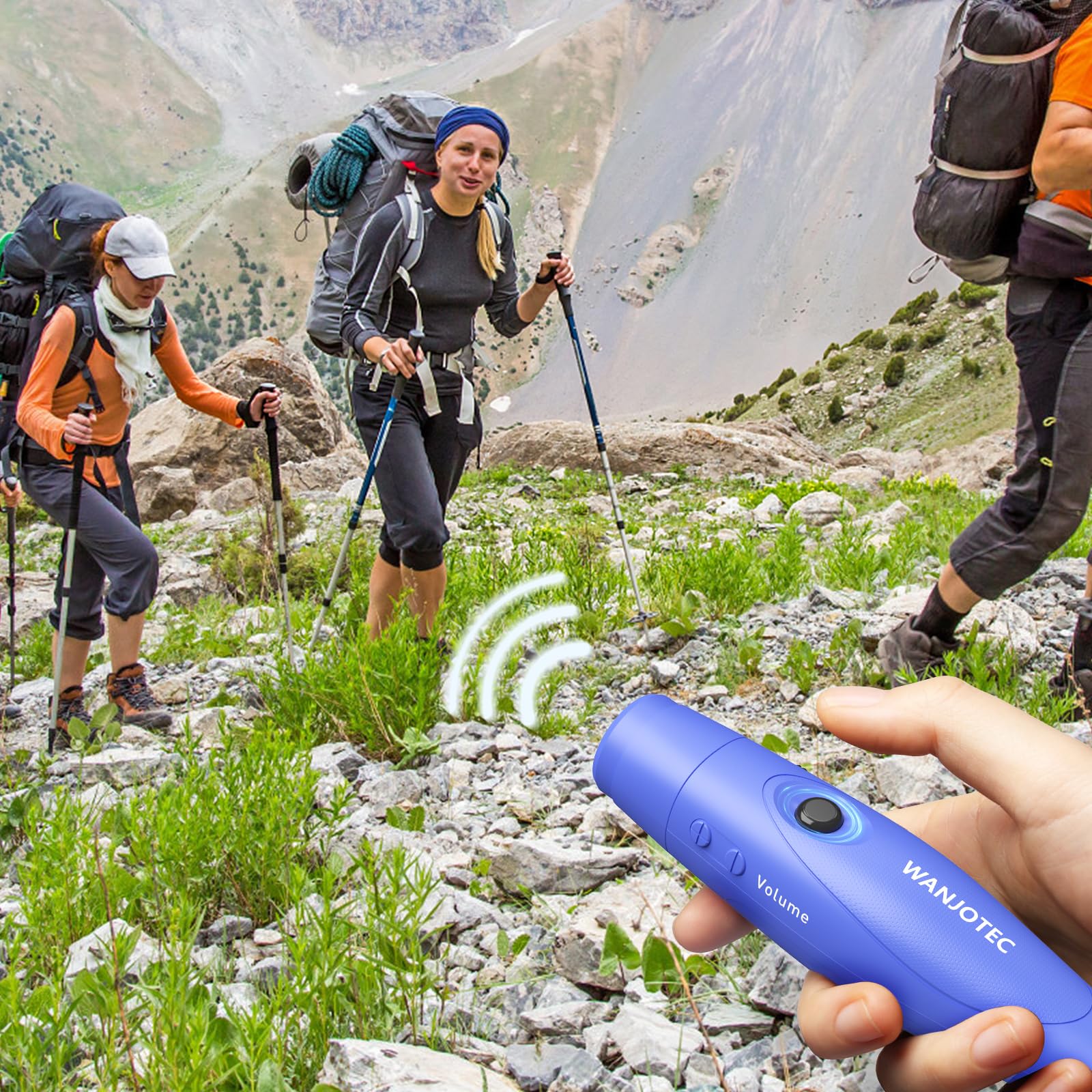 Fischietto elettronico per insegnante e allenatore, 3 toni, regolabile, 130 dB, ad alto volume, fischietti elettrici di emergenza per arbitro, fischietti sportivi all'aperto con cordino