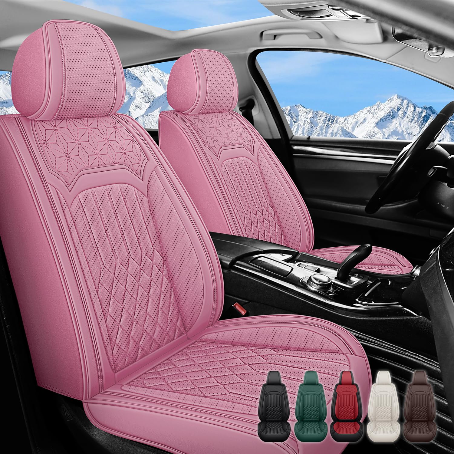 EVCHAREN Camry Seat Covers (Pink)