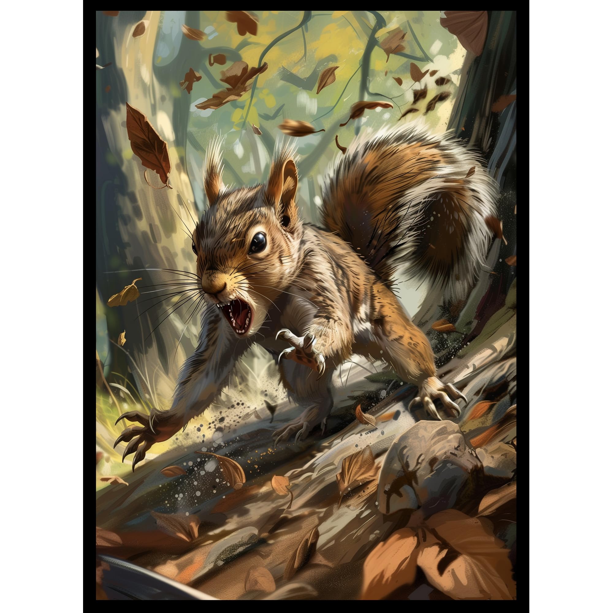 (Squirrel) - 100ct Matte TCG/MTG Card Art Sleeves by Ai Armor