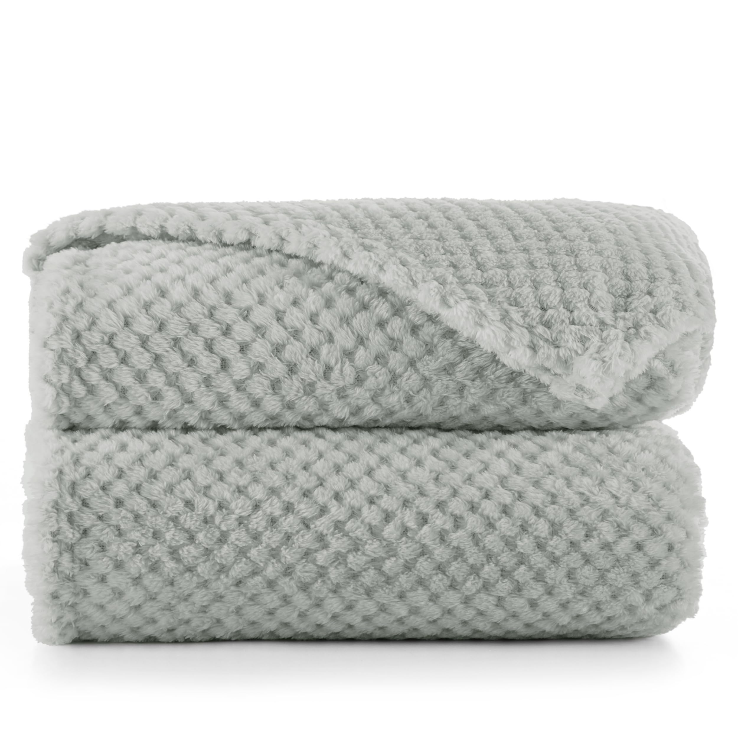 DecoKing Henry Cuddly Blanket, 150 x 200 cm Microfibre Blanket, Bedspread, Fleece, Soft, Cuddly Scandinavian Style, Steel / Anthracite Grey