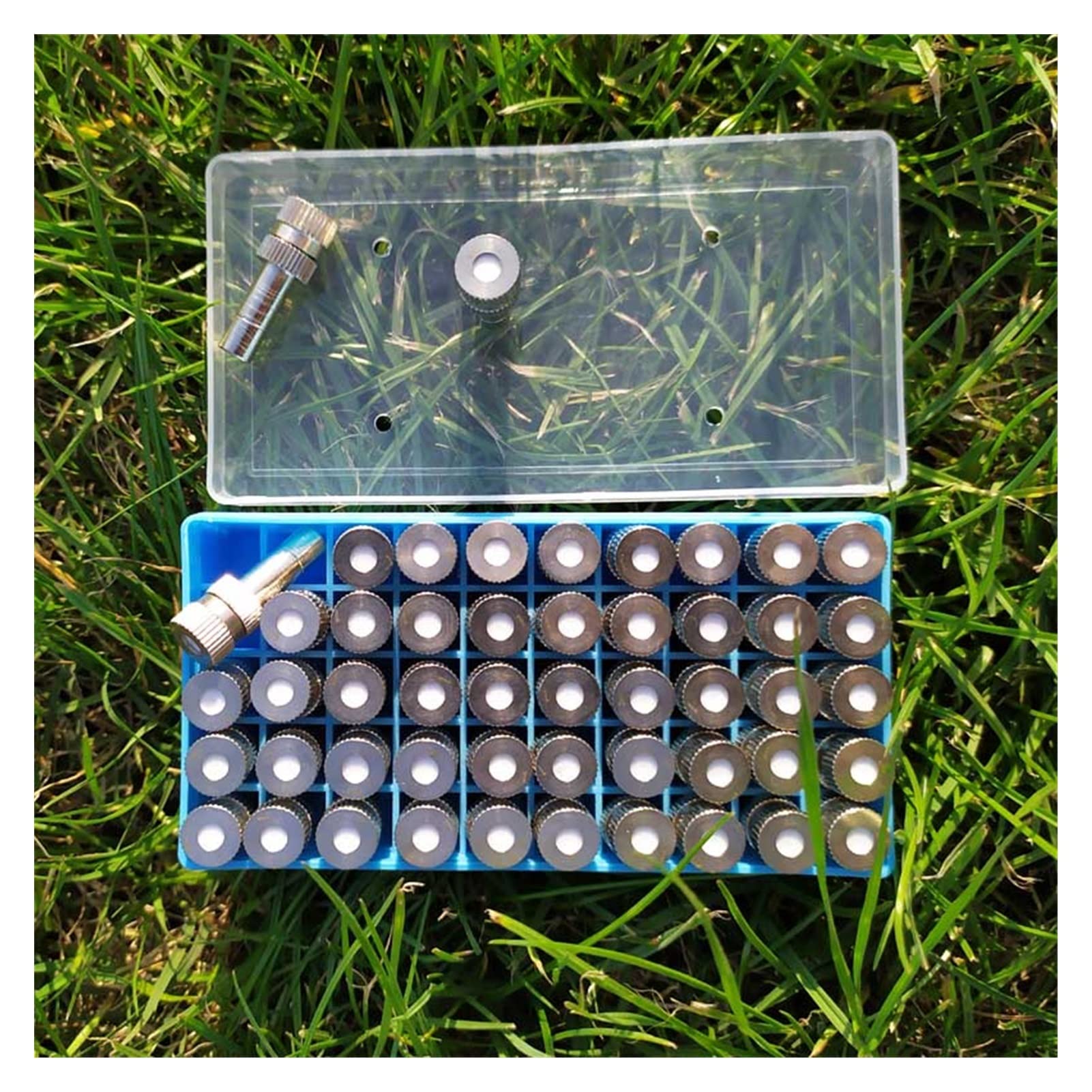 50 ugelli a goccia per irrigazione da giardino a bassa pressione con attacco rapido da 0,2-0,6 mm per nebulizzazione d'acqua per irrigazione da giardino in sistema di raffreddamento a nebulizzazione