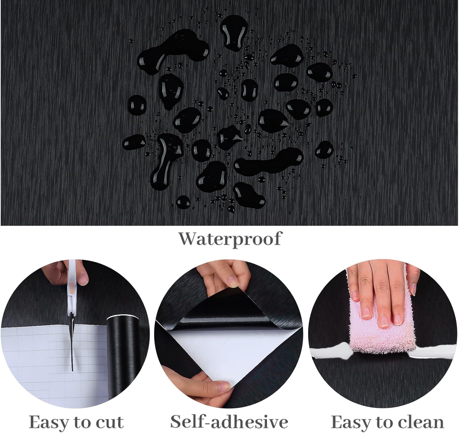 Product features of a self-adhesive, waterproof film