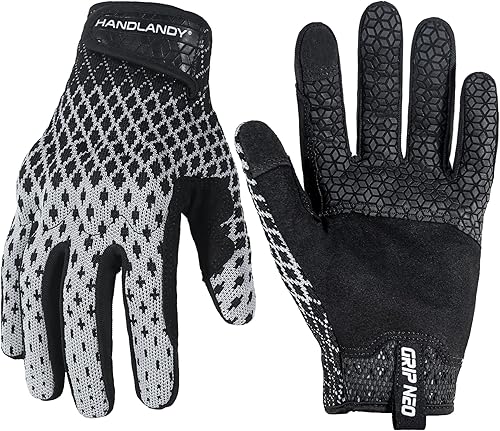 HANDLANDY Baseball Batting Gloves for Men Women, Grip Softball Batting Gloves