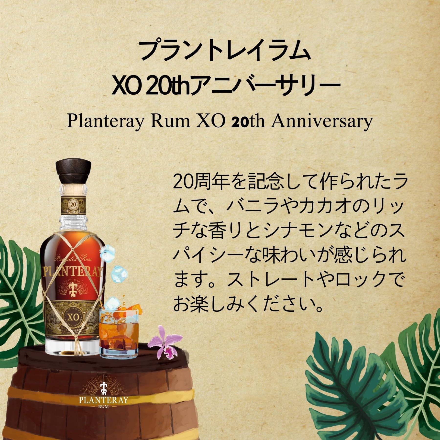 Amazon.co.jp: プラントレイ ラム XO 20th アニバーサリー [ ラム酒
