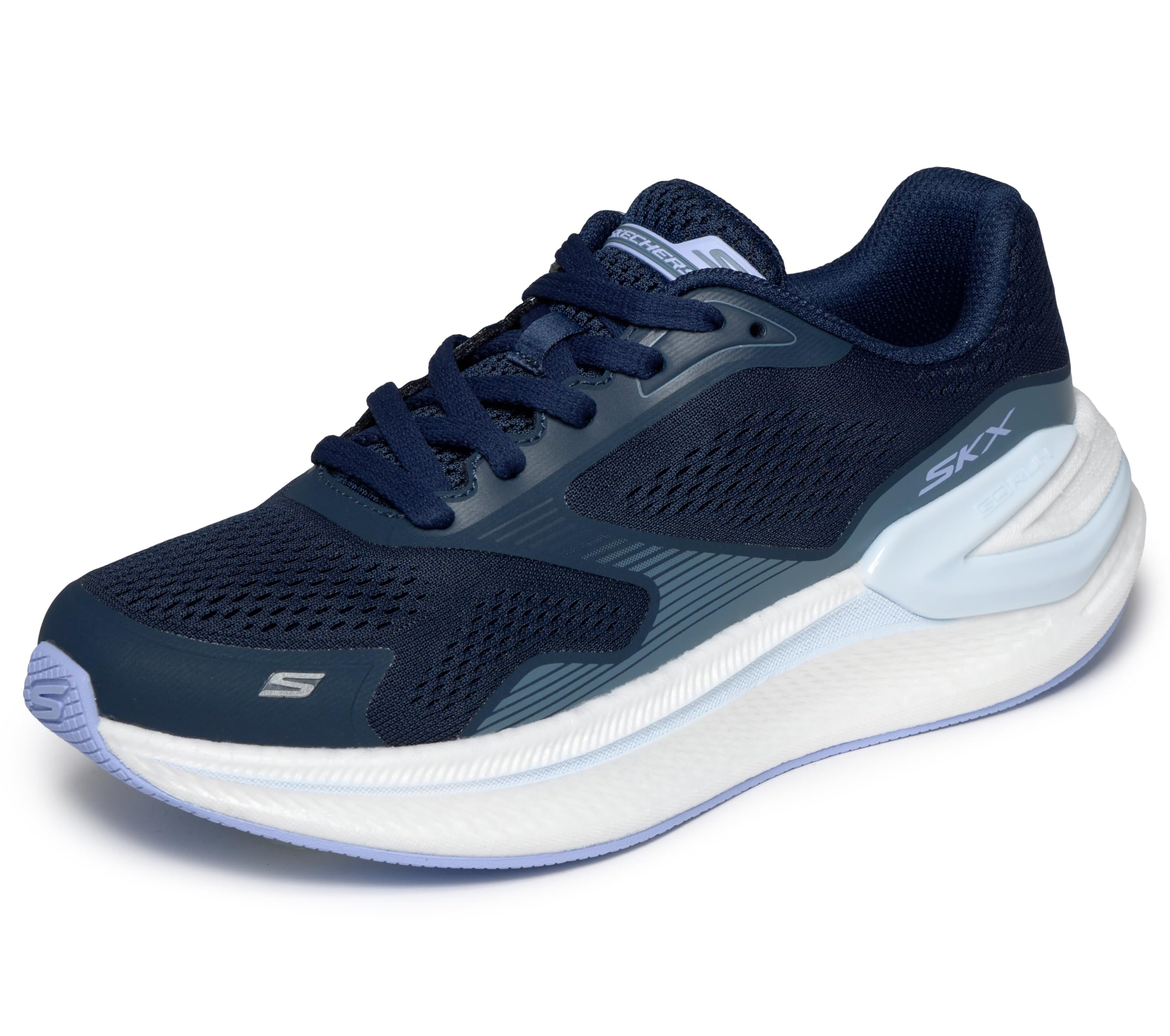 Skechers Women's Go Run Consistent Pro Corus Trainers, Navy Textile Synthetic, 7 UK